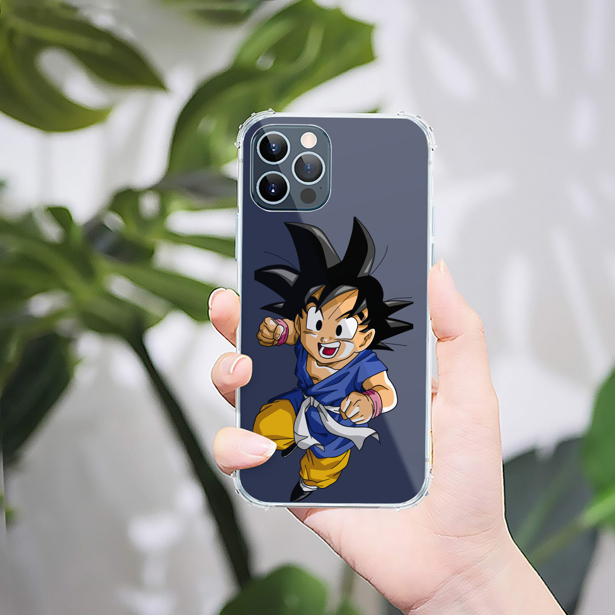 （画像用） ドラゴンボール 孫悟天 そん ごてん DRAGON BALL Son Goten 【iPhone 12シリーズ対応】透明スマホケース（クリアソフトケース）